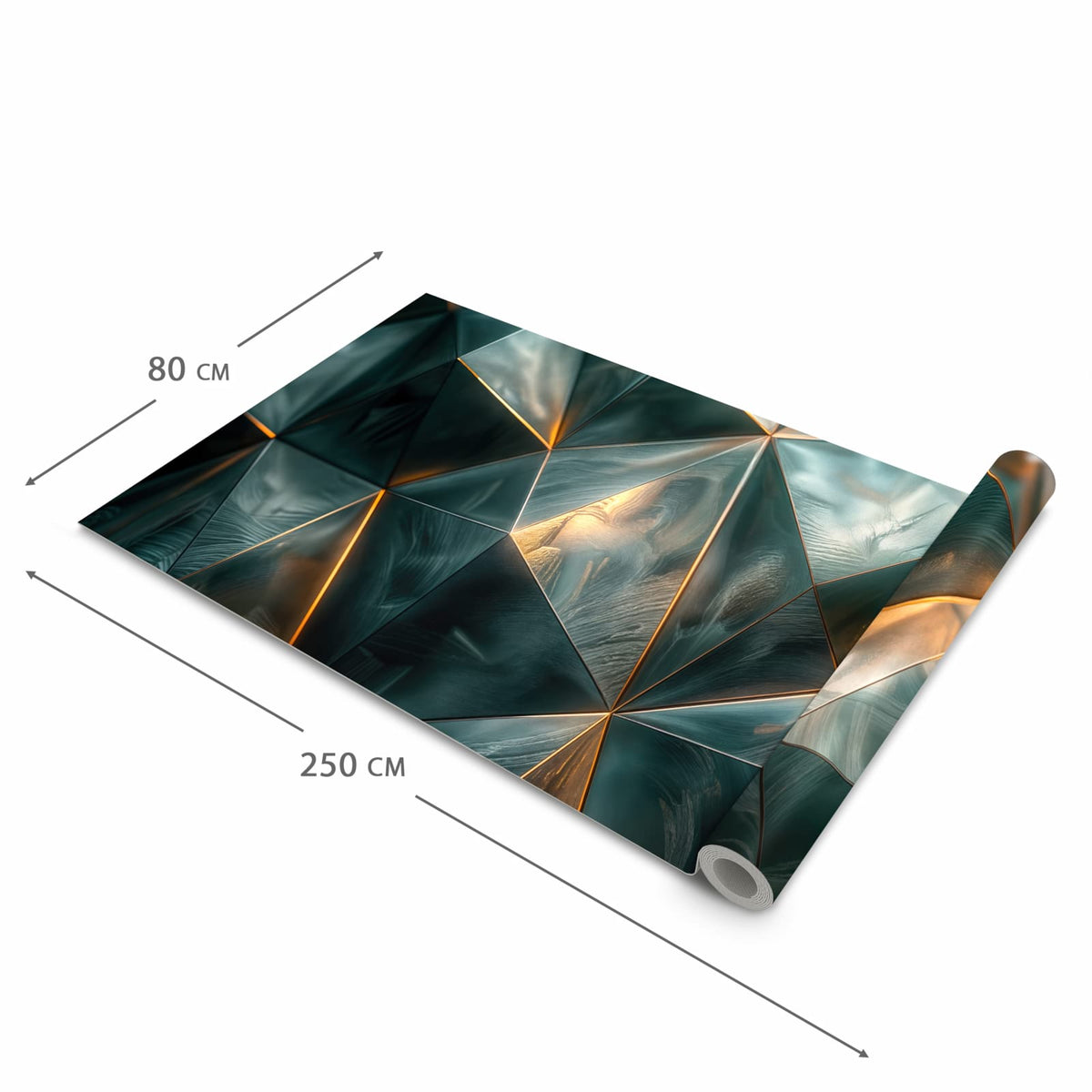 Komfortabler Bodenläufer mit Motiv Kunstvolle Geometrie in der Grösse 90x240 cm