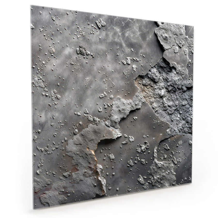 Maße Küchenrückwand Rauer Beton aus Glas