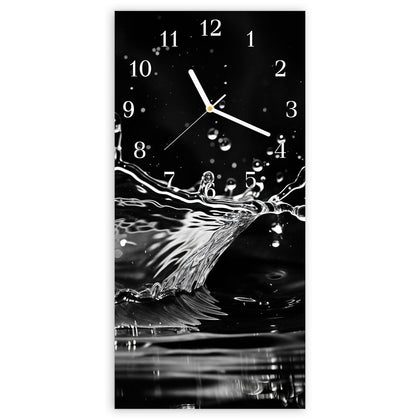 Wanduhr mit dem Motiv Wasserkrone