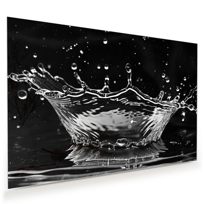 Wandbild mit dem Motiv Wasserkrone