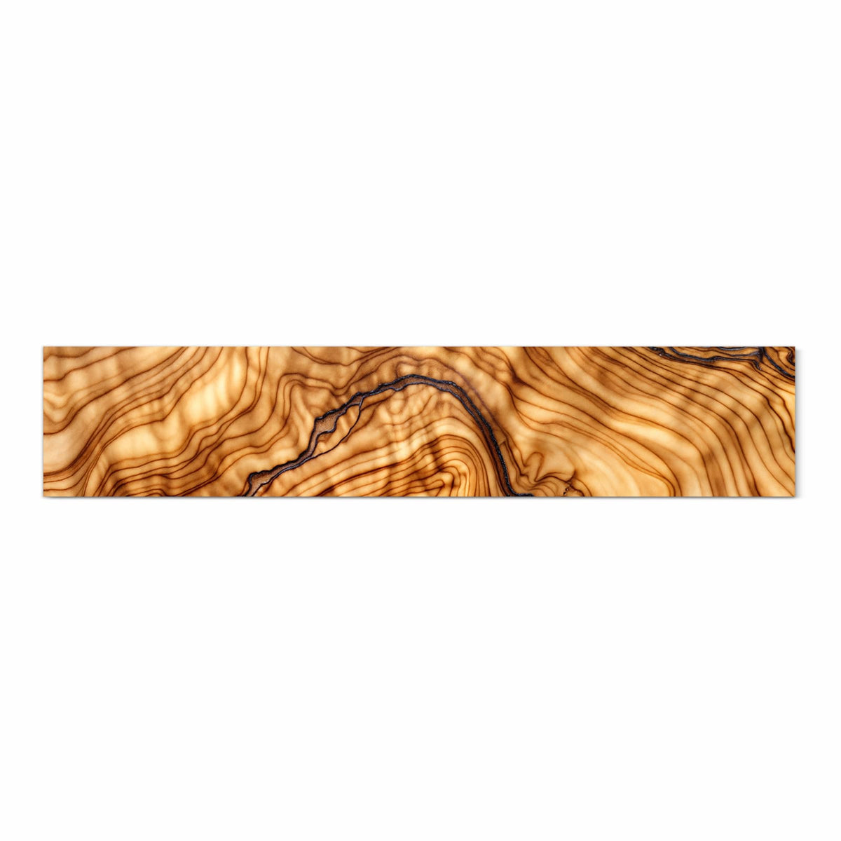 Geräuschdämpfender Küchenteppich mit Motiv Holzmuster in Frontansicht