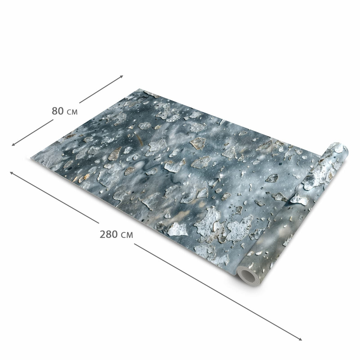 Waschbarer Küchenteppich mit Motiv Farbe des Abblätternde in der Größe 60x240 cm für Ordnung