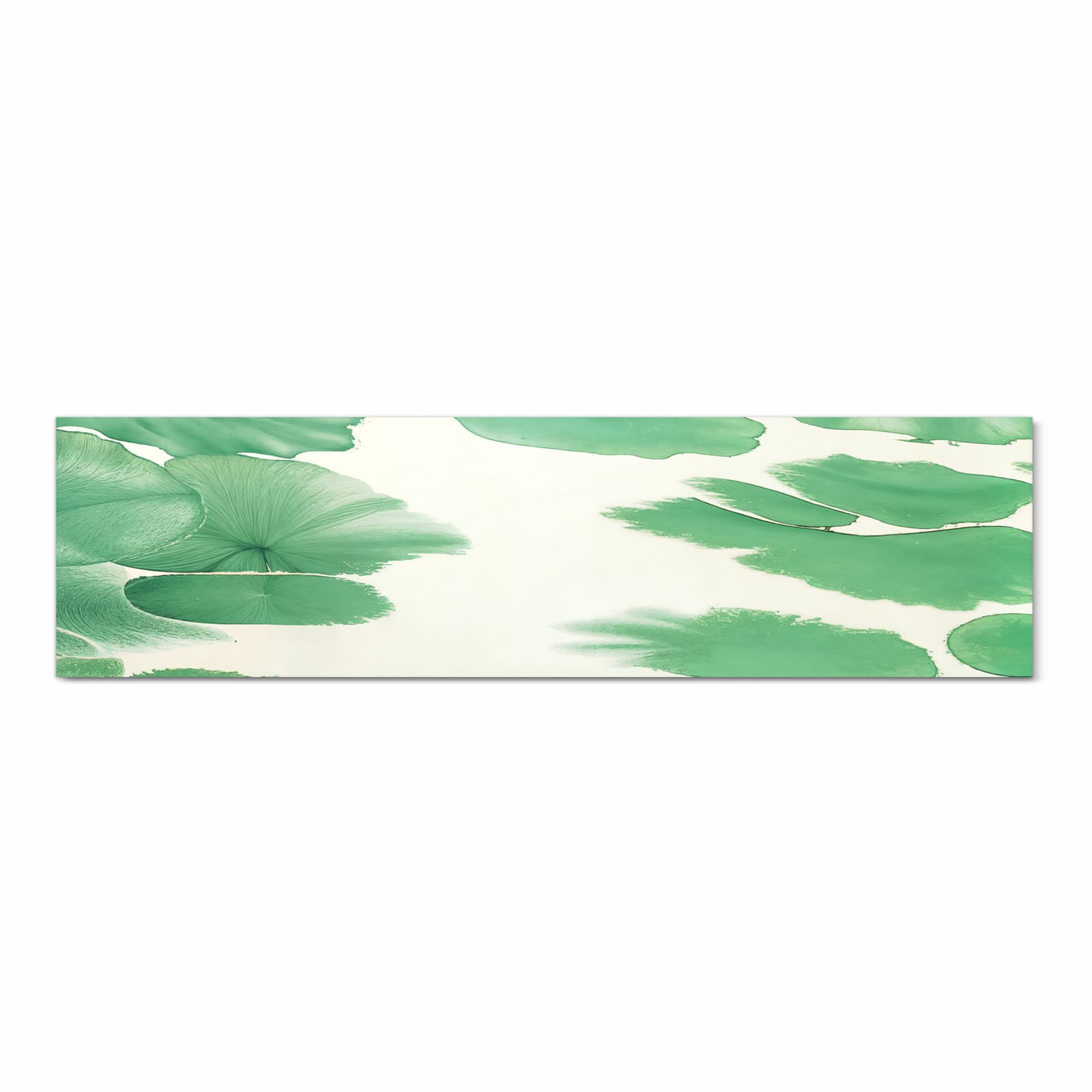 Feuchtigkeitsresistenter Teppich fürs Esstisch mit Motiv Boote auf dem See in Frontansicht