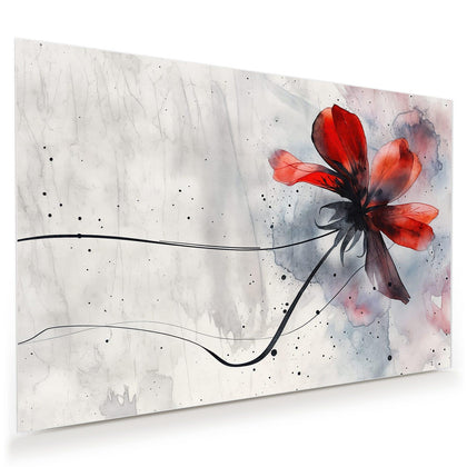 Wandbild mit dem Motiv Abstrakte Blüte