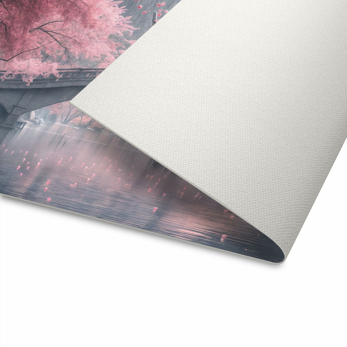 Komfortabler Küchenteppich mit Motiv Japanischer Garten in moderner Küche