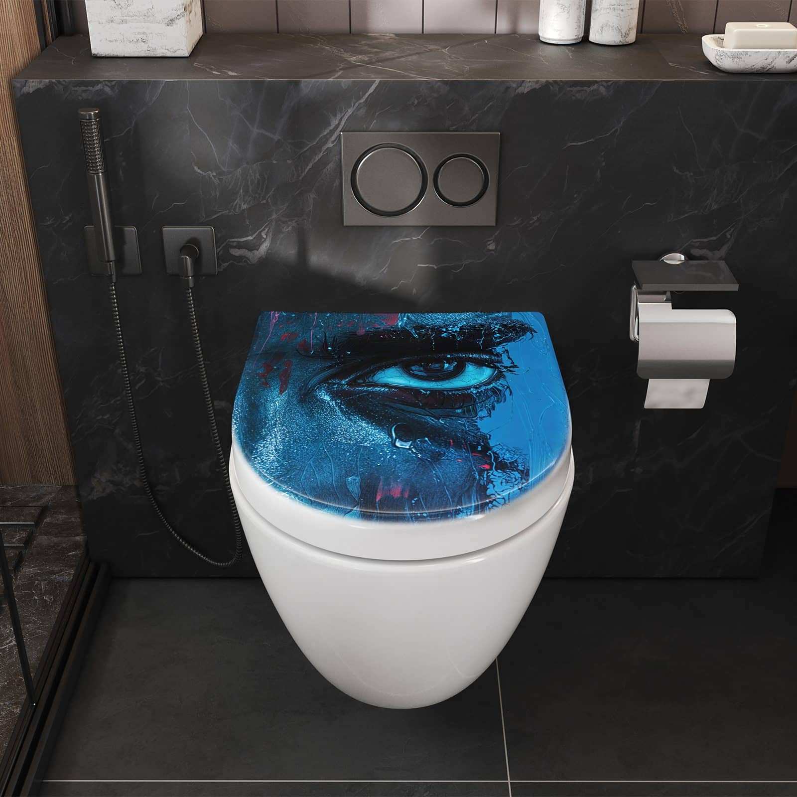 WC-Sitz mit Absenkautomatik Blick ins Unbekannte