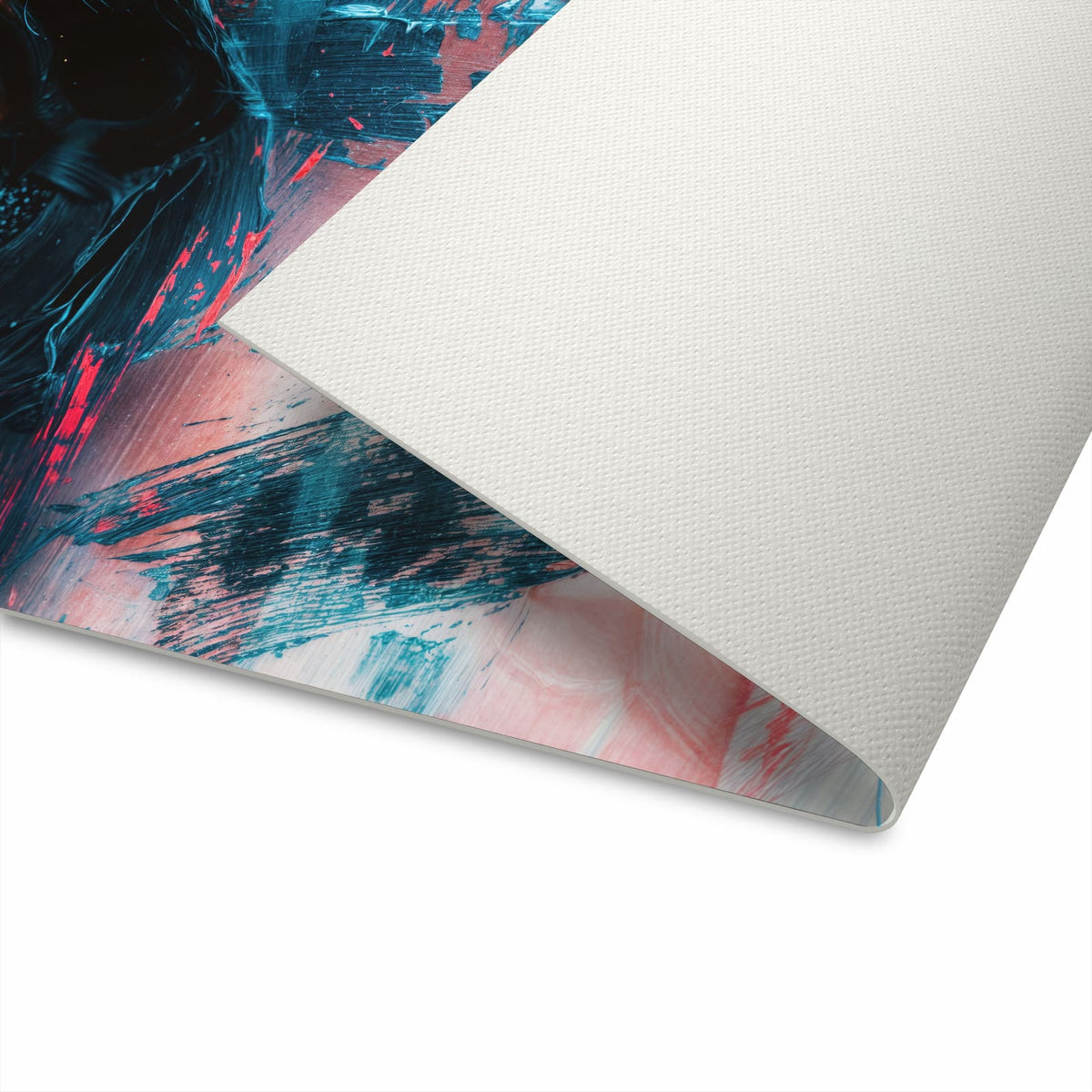 Waschbarer Küchenläufer mit Motiv Kunstvolle Augen in der Unterseite