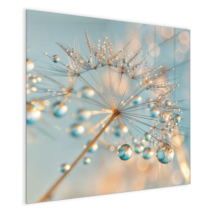 Magnettafel mit dem Motiv Pusteblume am Himmel