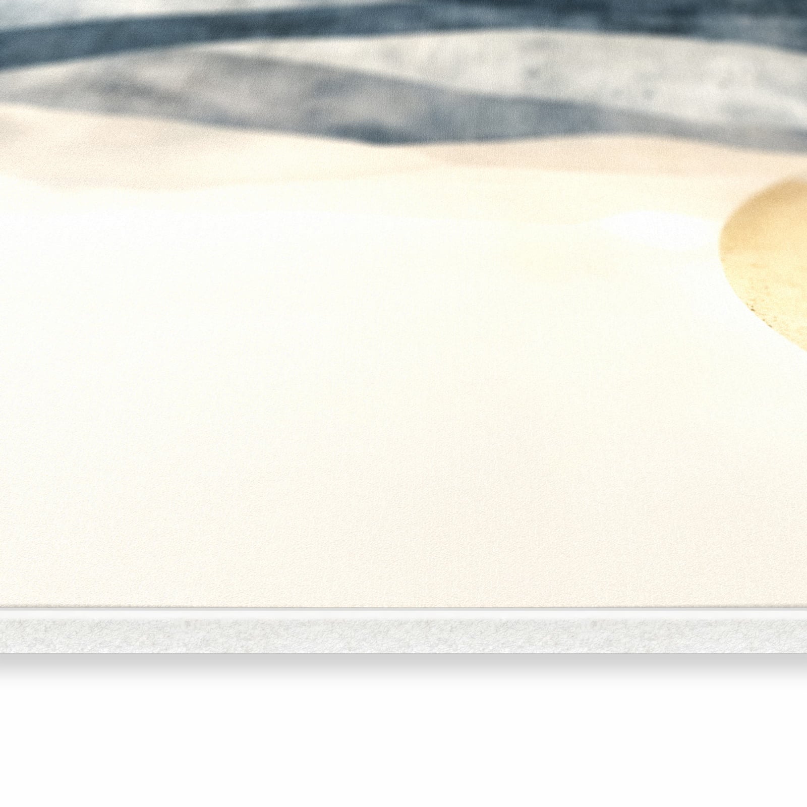 Rutschfester Küchenläufer mit Motiv Sonnenaufgang Hügel in seitlicher Ansicht spart Zeit