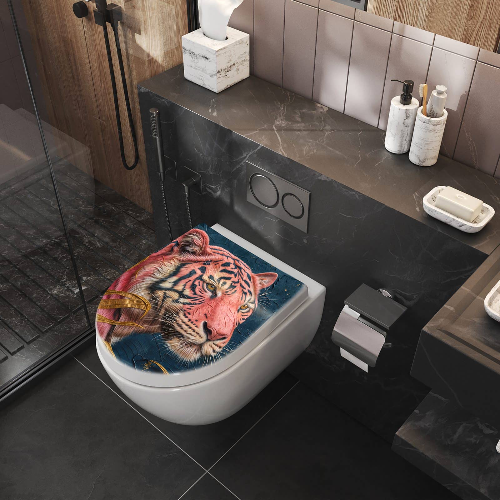 WC-Sitz mit Absenkautomatik Tiger Porträt