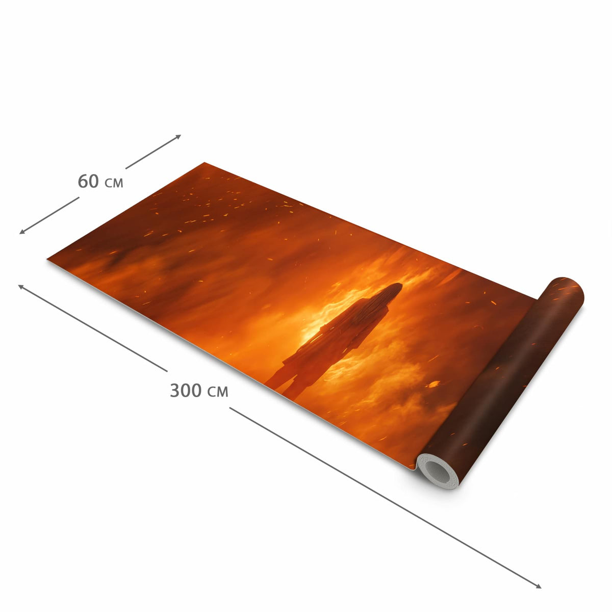 Langlebiger rutschfester Küchenläufer mit Motiv Abenteuerlich Löwe in der Grösse 80x200 cm