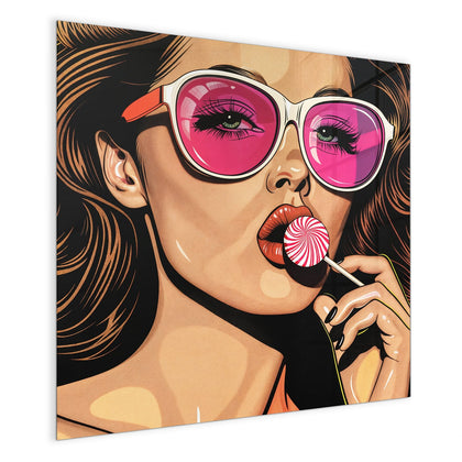 Magnettafel mit dem Motiv Pinke Sonnenbrille