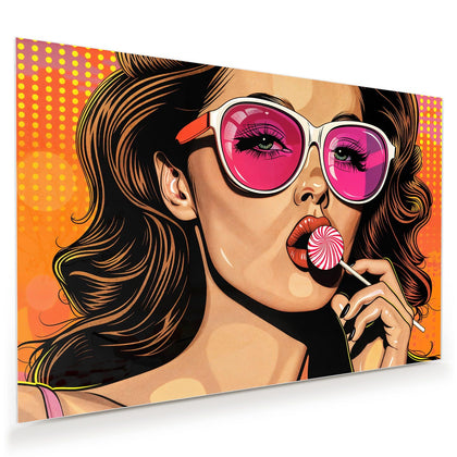 Wandbild mit dem Motiv Pinke Sonnenbrille
