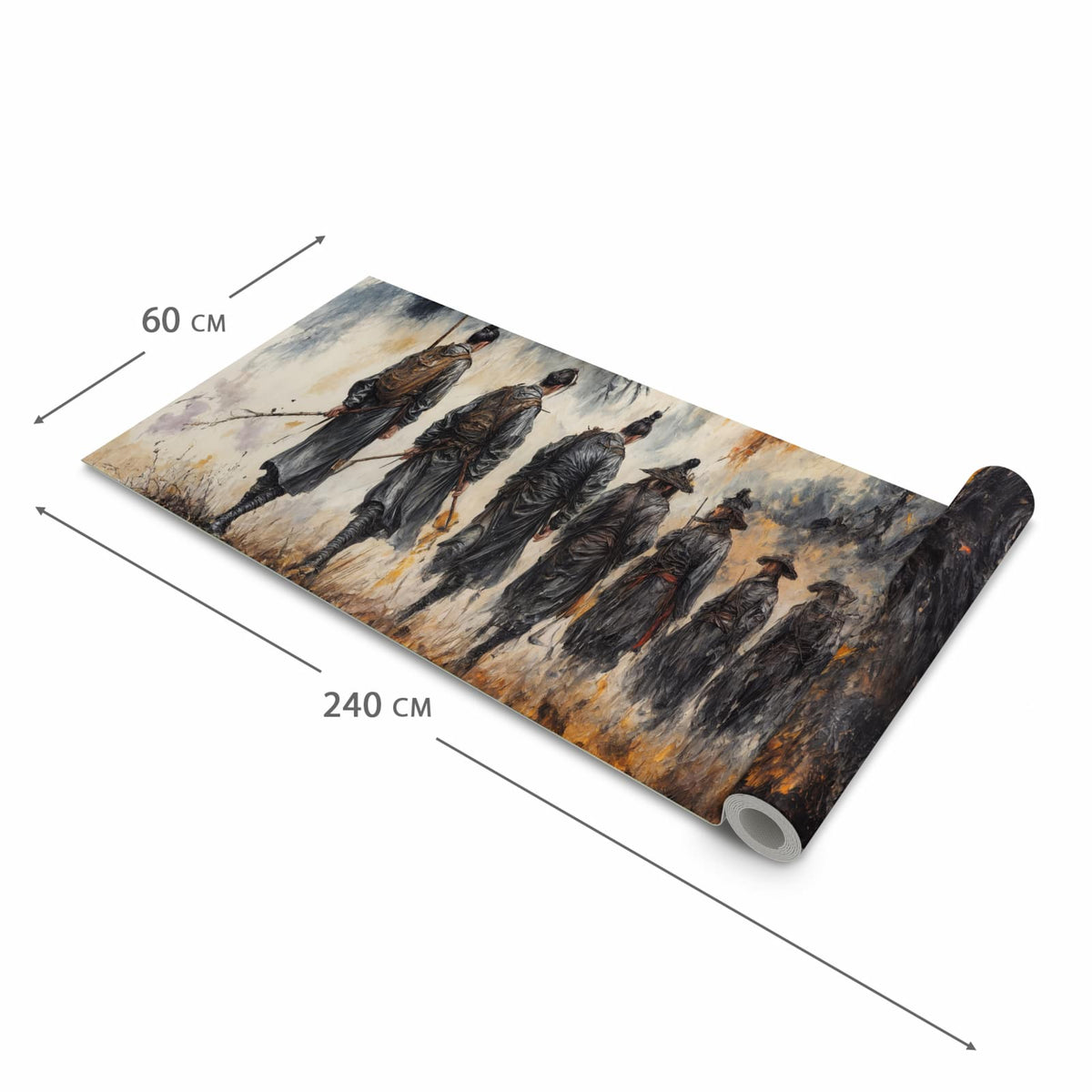 Waschbarer Küchenteppich mit Motiv Spezialkräfte Herst in der Grösse 90x240 cm für Ordnung