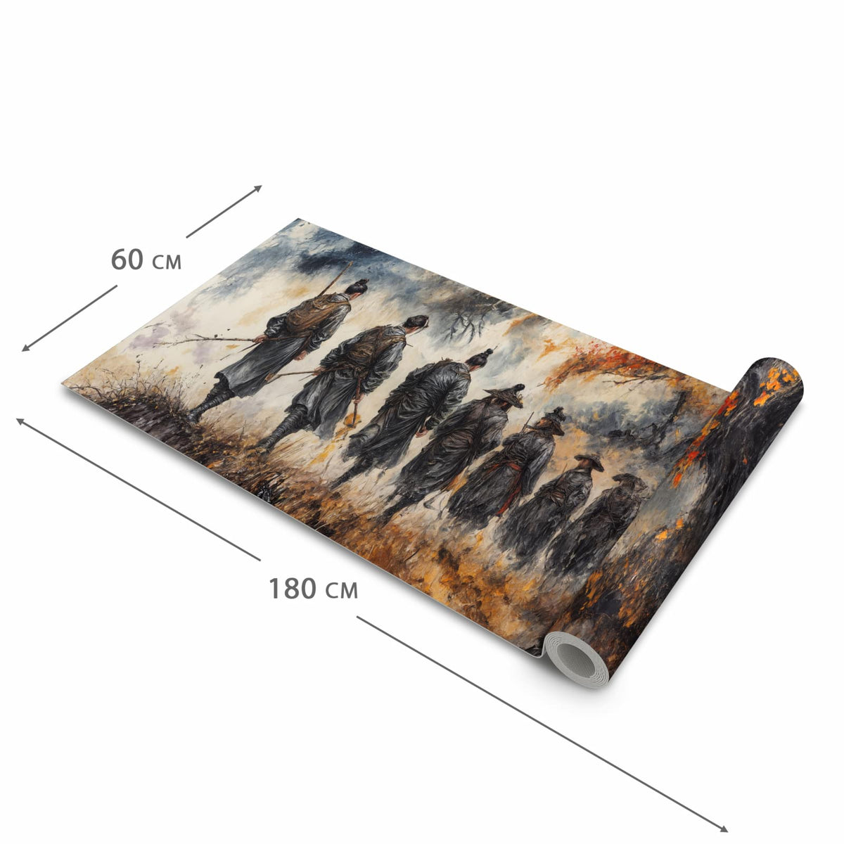 Bodenschonender Küchenteppich mit Motiv Spezialkräfte Herst in der Grösse 90x240 cm, waschbar