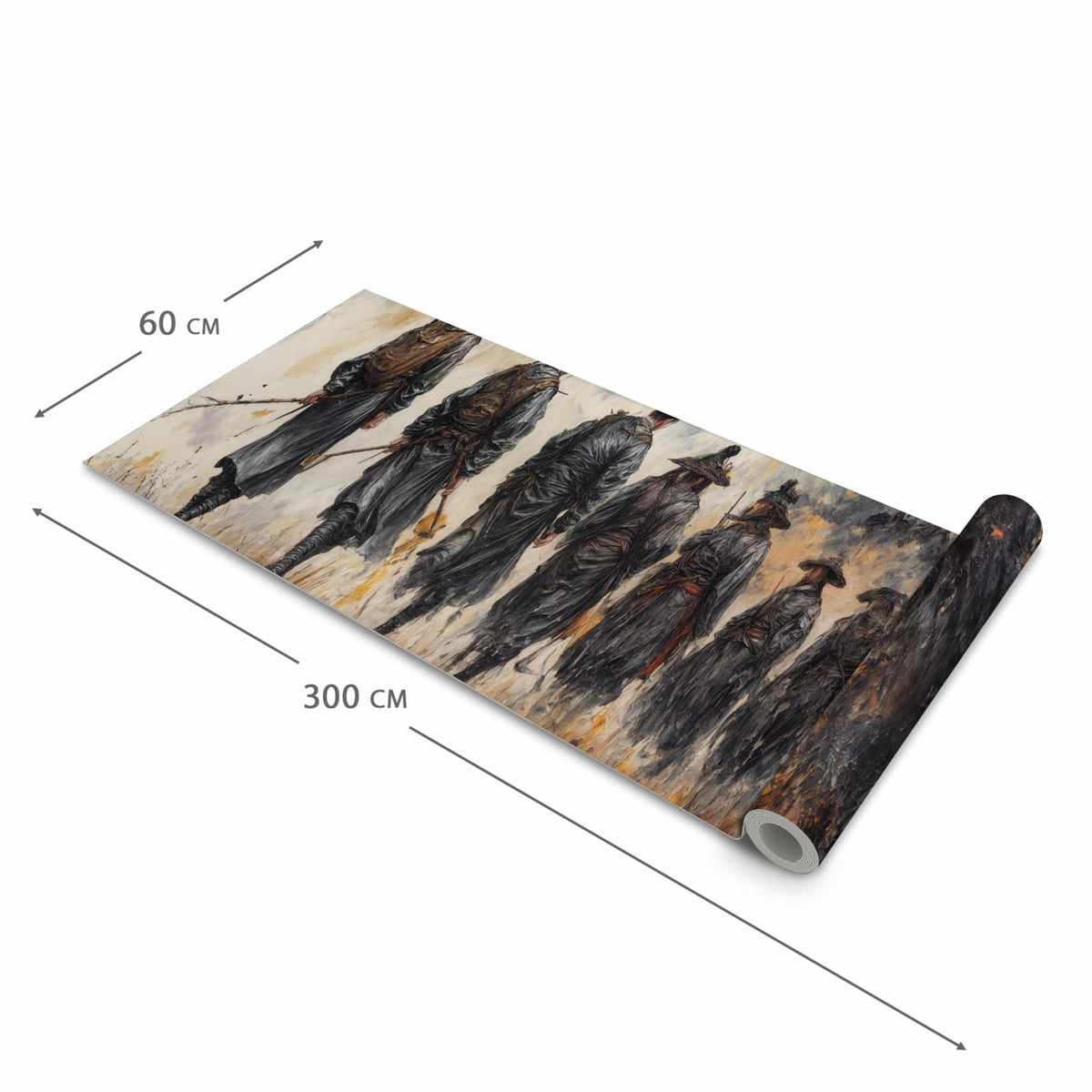 Farbbeständiger rutschfester Küchenteppich mit Motiv Spezialkräfte Herst in der Grösse 90x240 cm