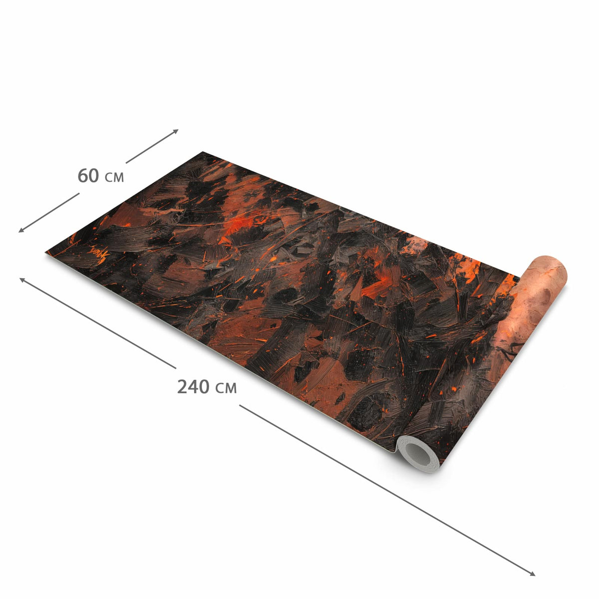 Flacher rutschfester Küchenteppich mit Motiv Soldaten im Sonnenuntergang in der Grösse 90x240 cm
