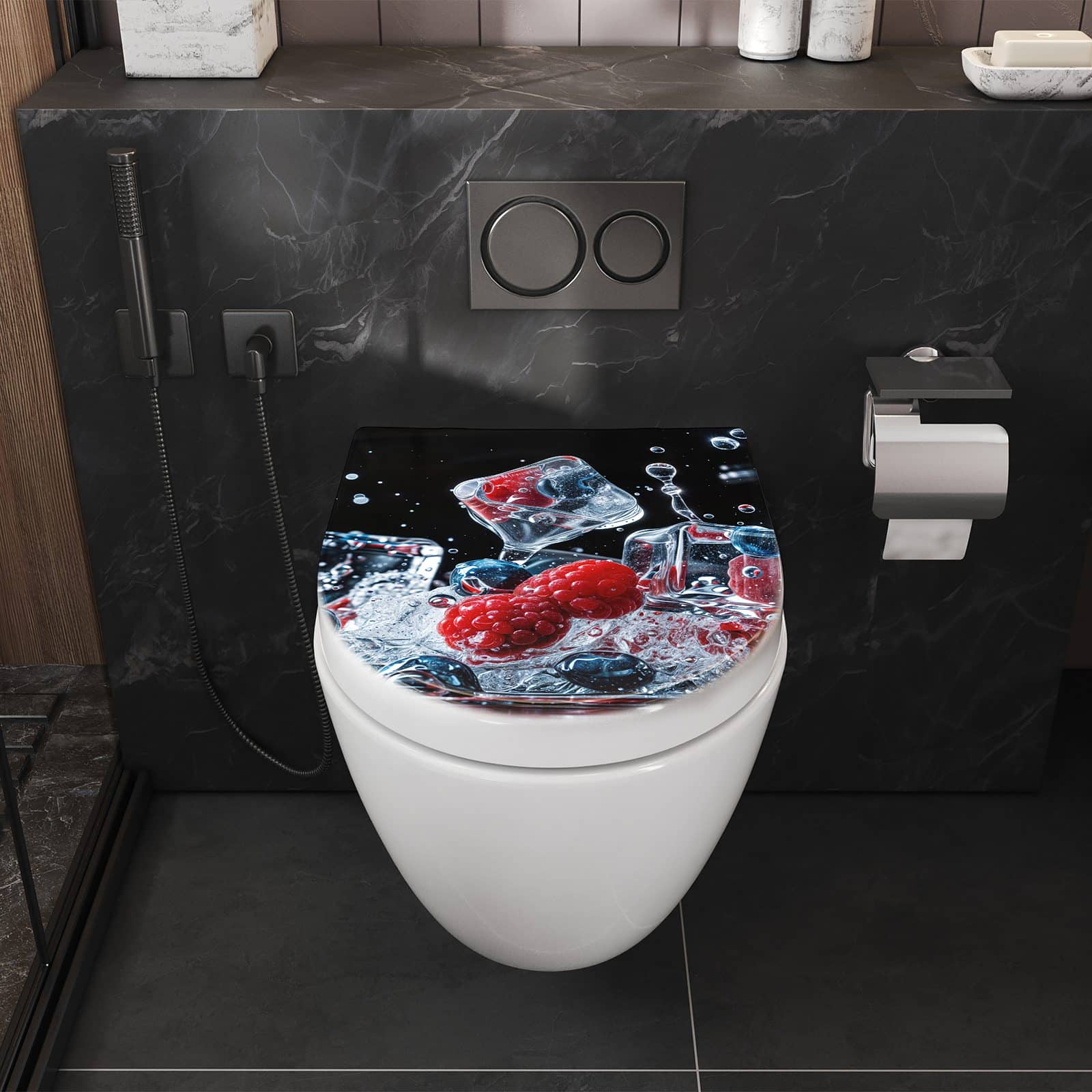 WC-Sitz mit Absenkautomatik Beeren Eiswürfel