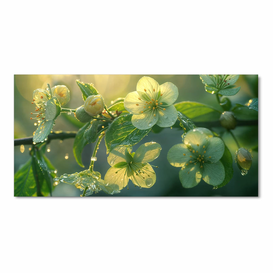 Maße Küchenläufer - Blüten mit Morgentau