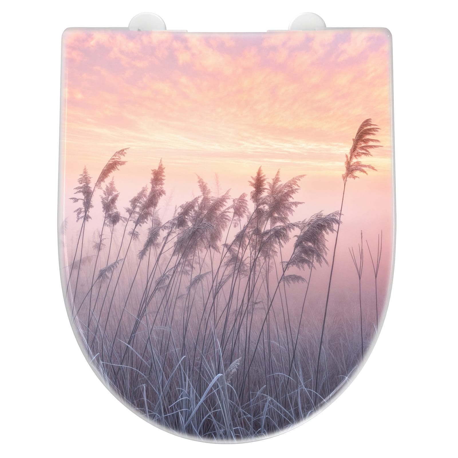 WC-Sitz mit Absenkautomatik Nebelwiese am Morgen