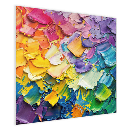 Magnettafel mit dem Motiv Regenbogenfarben