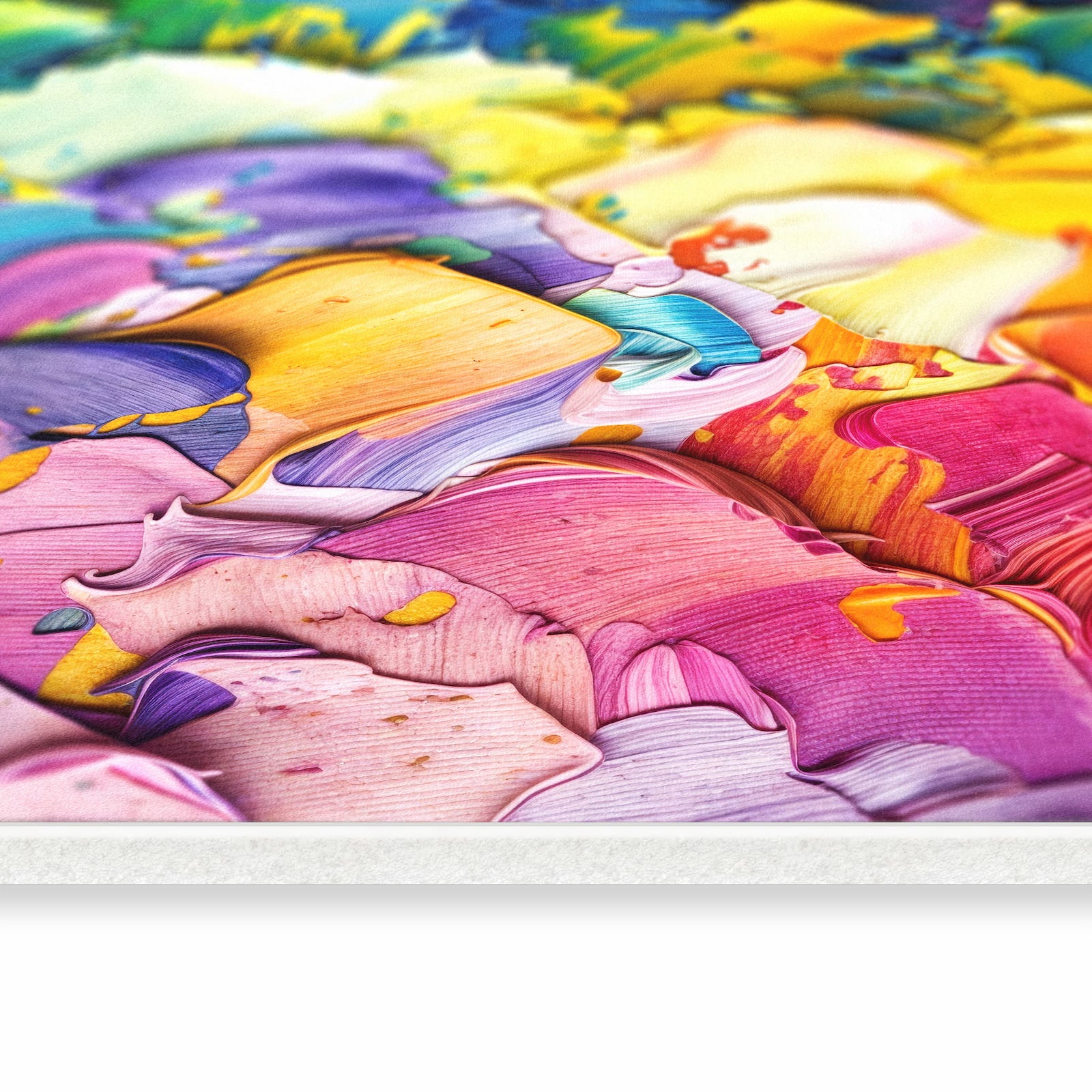 Küchenläufer - Farbenfrohe Pinselstriche