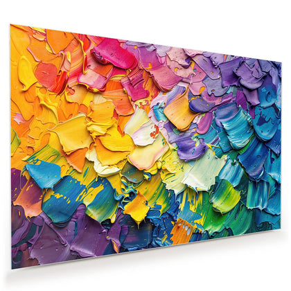 Wandbild mit dem Motiv Regenbogenfarben