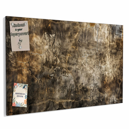 Metall Magnettafel mit dem Motiv Rissige Erdtöne