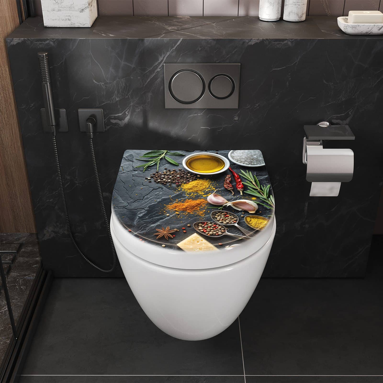 WC-Sitz mit Absenkautomatik Küche Zutaten