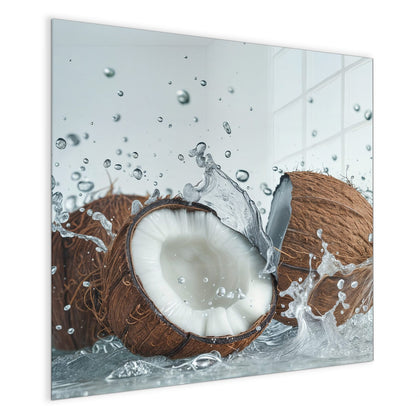 Magnettafel mit dem Motiv Halbe Kokosnuss