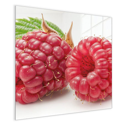 Magnettafel mit dem Motiv Surreale Himbeeren