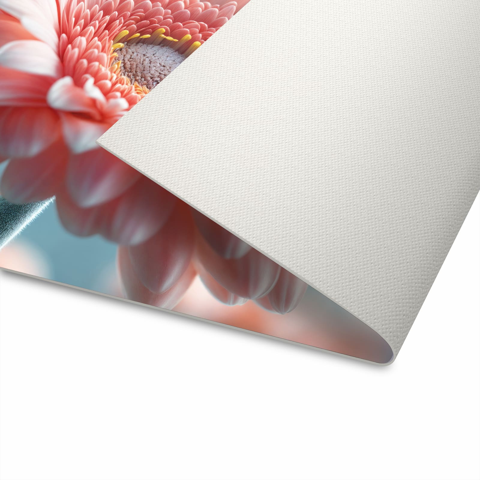 Rutschfester Läufer für die Küche mit Motiv Warme Blumenpracht in Unterseite