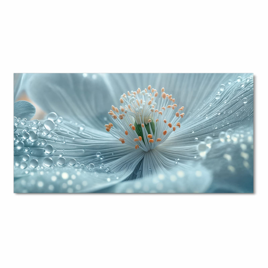 Maße Küchenläufer - Eisblaue Blüte