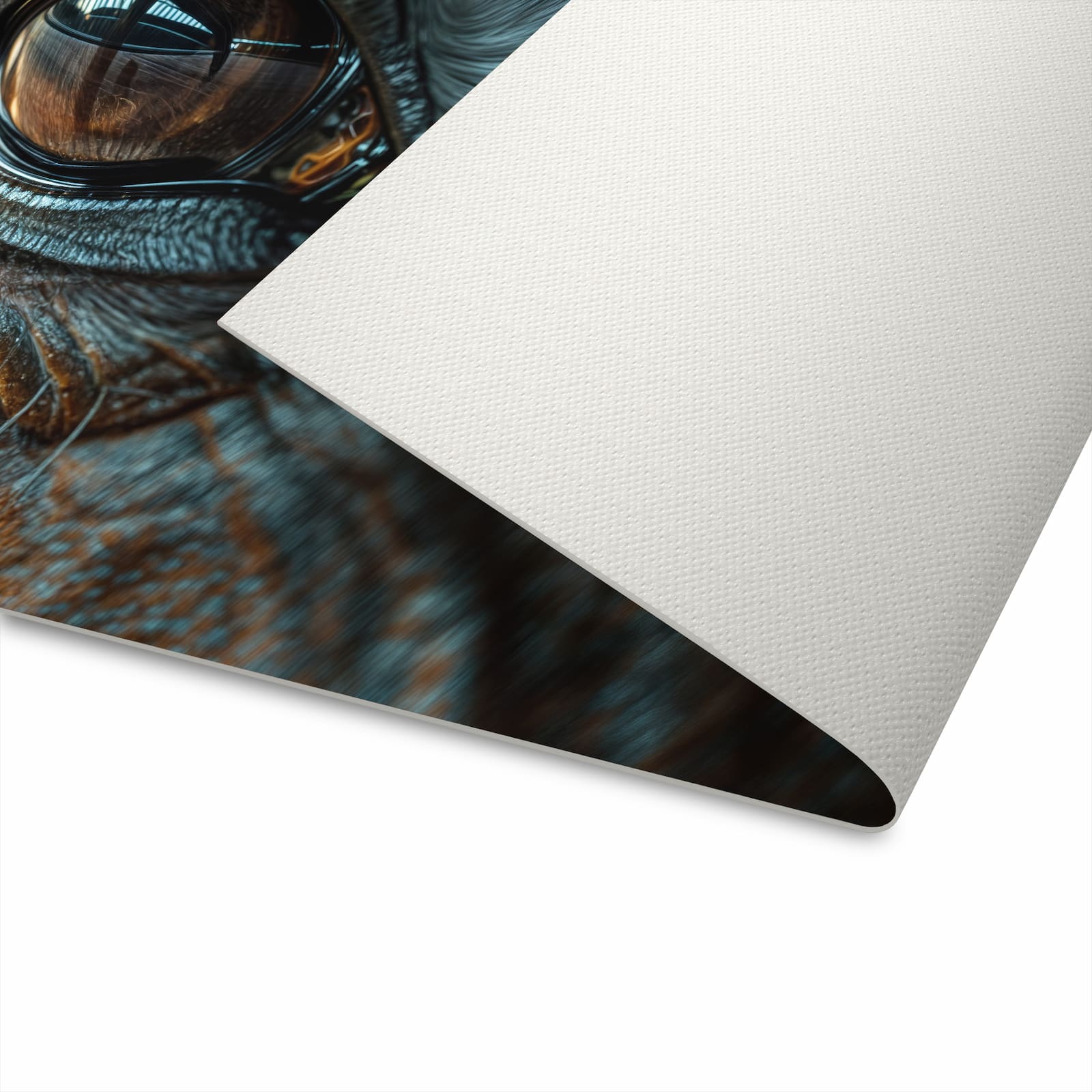 Pflegeleichter Küchenteppich mit Motiv Pferdeauge in der Unterseite