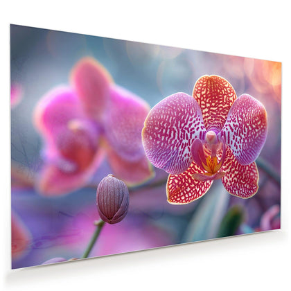 Wandbild mit dem Motiv Exotische Orchidee