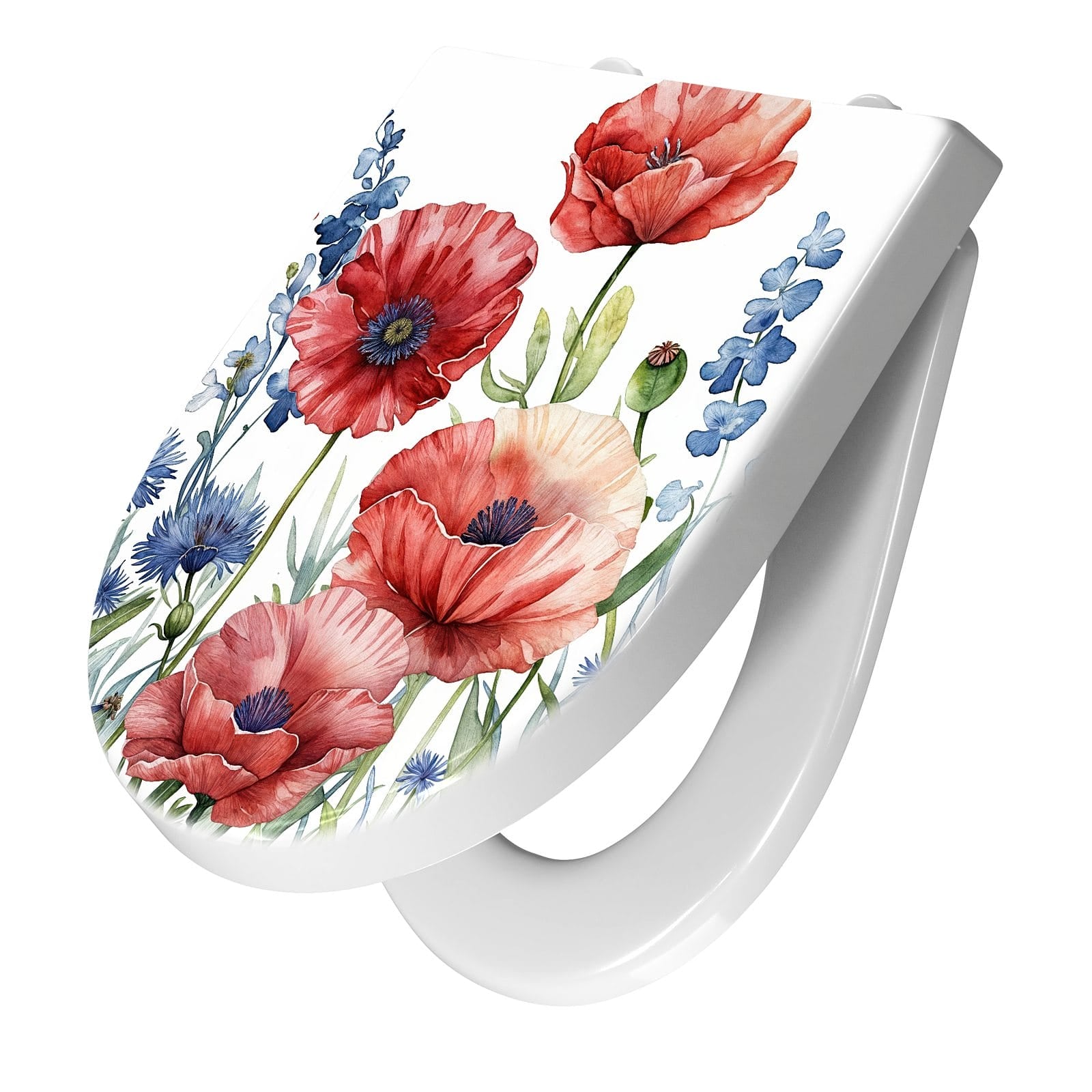 WC-Sitz mit Absenkautomatik Blumenwiese Kunstvoll