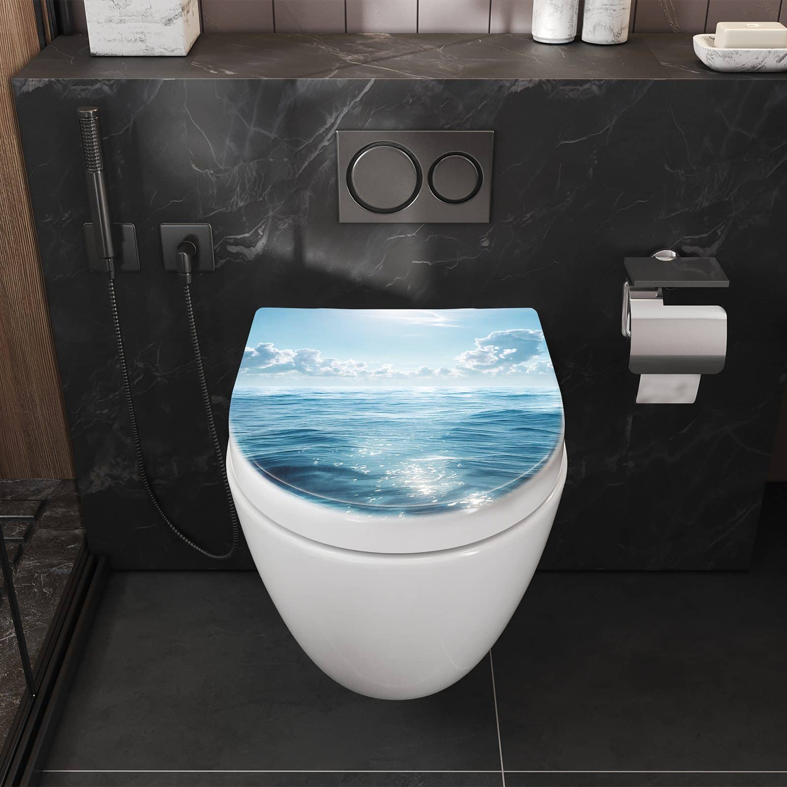 WC-Sitz mit Absenkautomatik Meerblick
