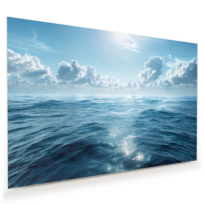Wandbild mit dem Motiv Ozean unter Wolken