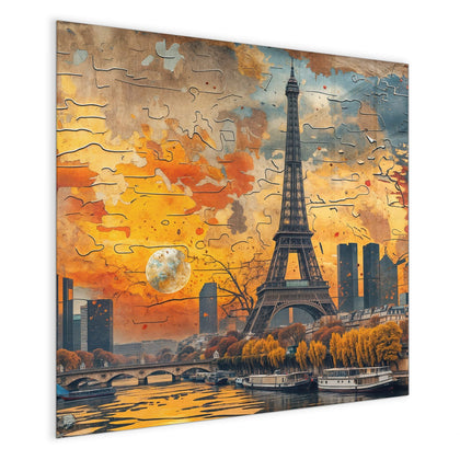 Magnettafel mit dem Motiv Paris als Collage