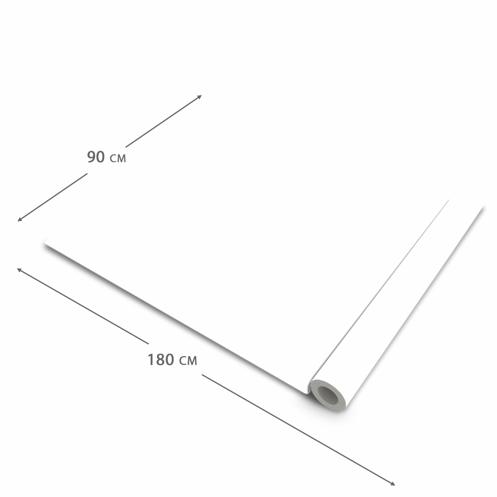 Ordnungsschaffender Küchenteppich mit Motiv Weisser, Heller Hintergrund in der Grösse 60x270 cm