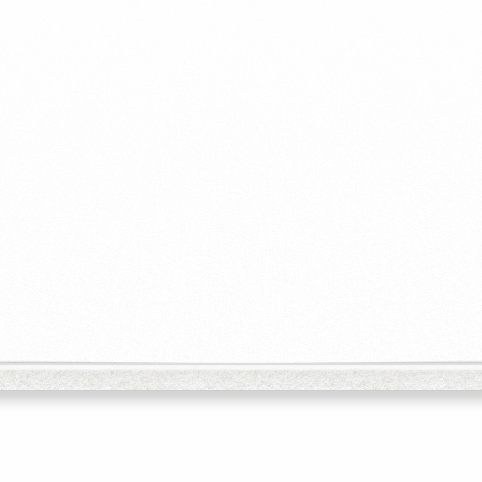 Rutschfester Küchenläufer mit Motiv Weisser, Heller Hintergrund in seitlicher Ansicht für Trittkomfort