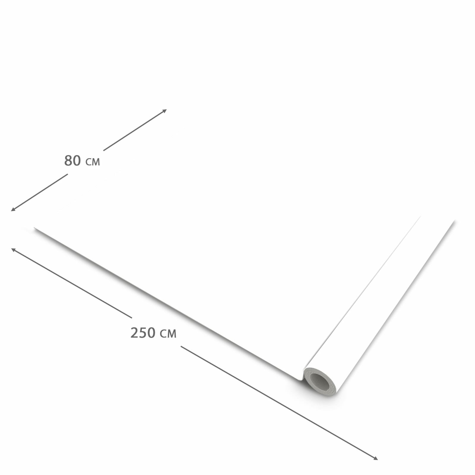 Rutschfester moderner Küchenläufer mit Motiv Weisser, Heller Hintergrund in der Grösse 60x270 cm