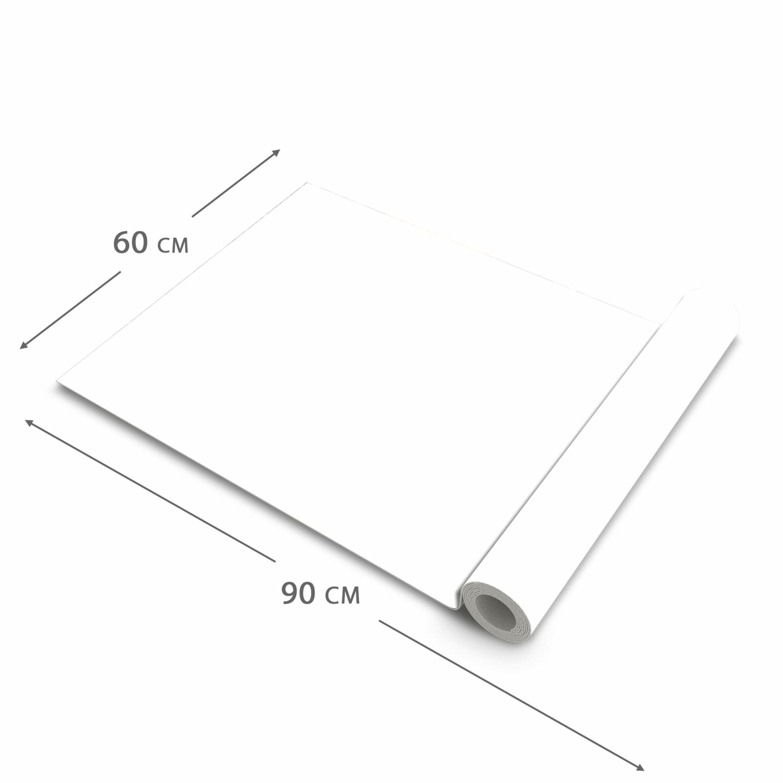 Waschbarer Küchenläufer nach Maß mit Motiv Weisser, Heller Hintergrund in der Größe 60x270 cm