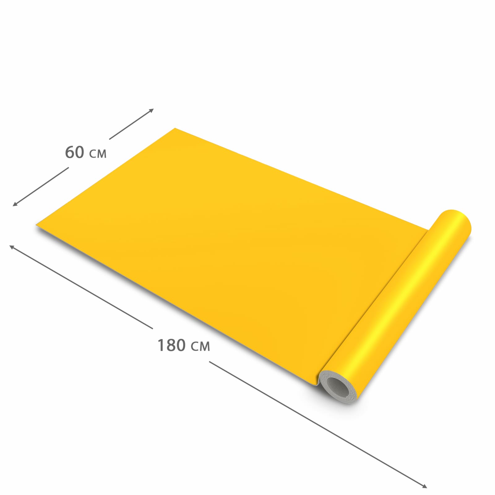 Geräuschdämpfender Küchenteppich mit Motiv Oranger Hintergrund I in der Größe 60x240 cm