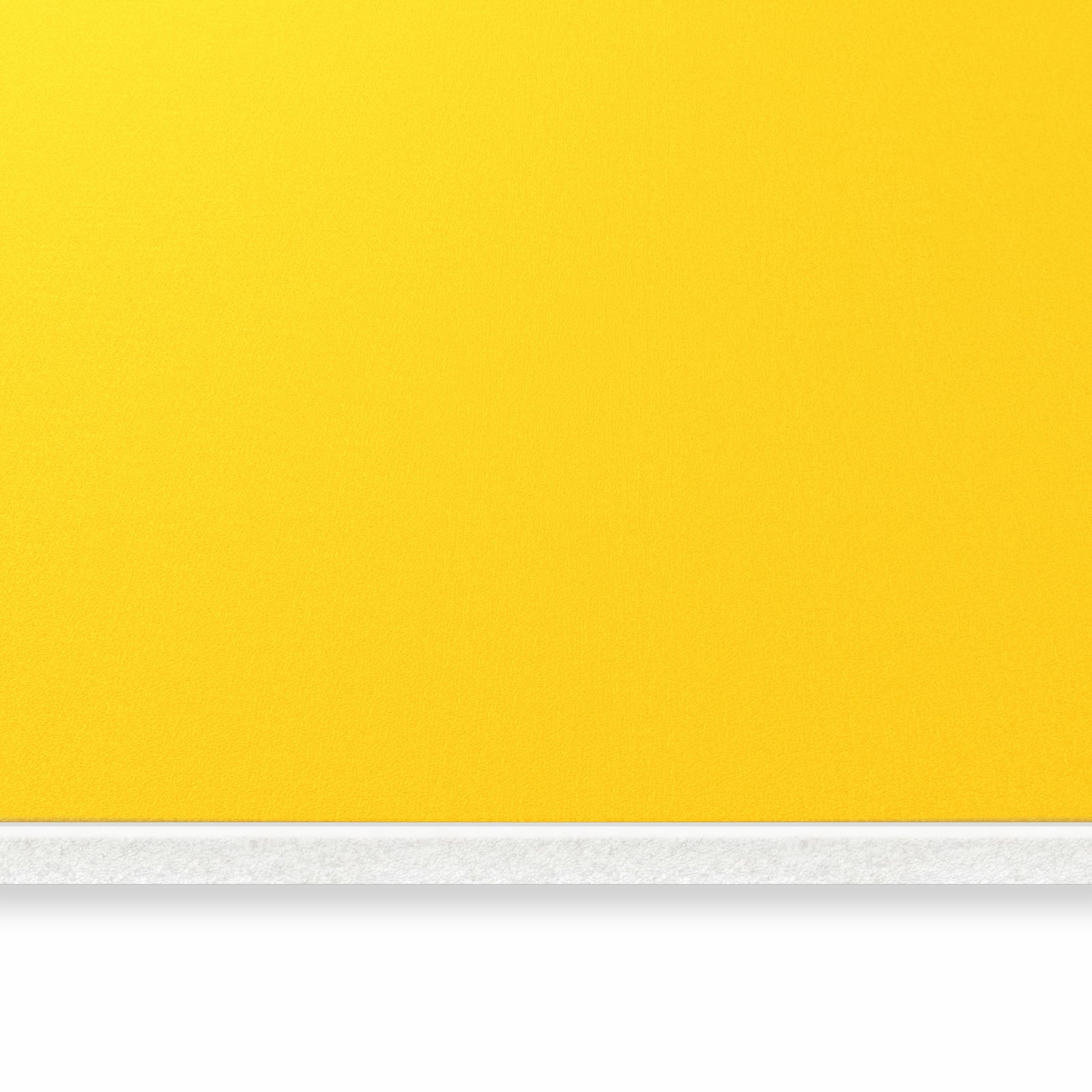 UV-beständiger waschbarer Küchenläufer mit Motiv Oranger Hintergrund I in seitlicher Ansicht