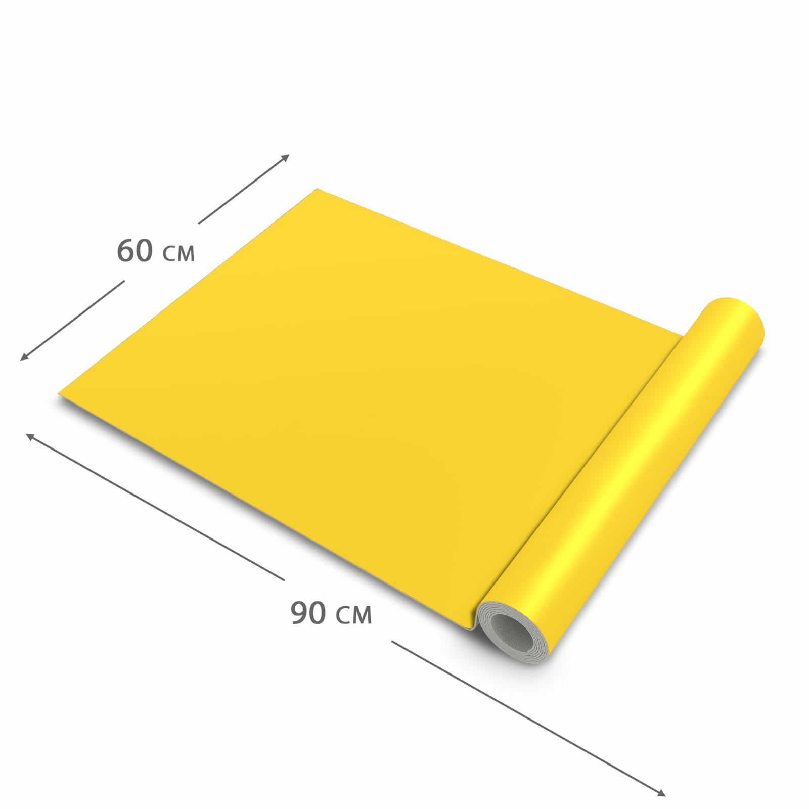 Rutschfester dünner Teppich mit Motiv Oranger Hintergrund II in der Grösse 60x240 cm