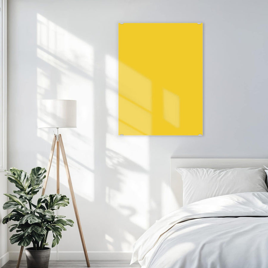 Maße Wandbild - Goldgelb - Hochformat