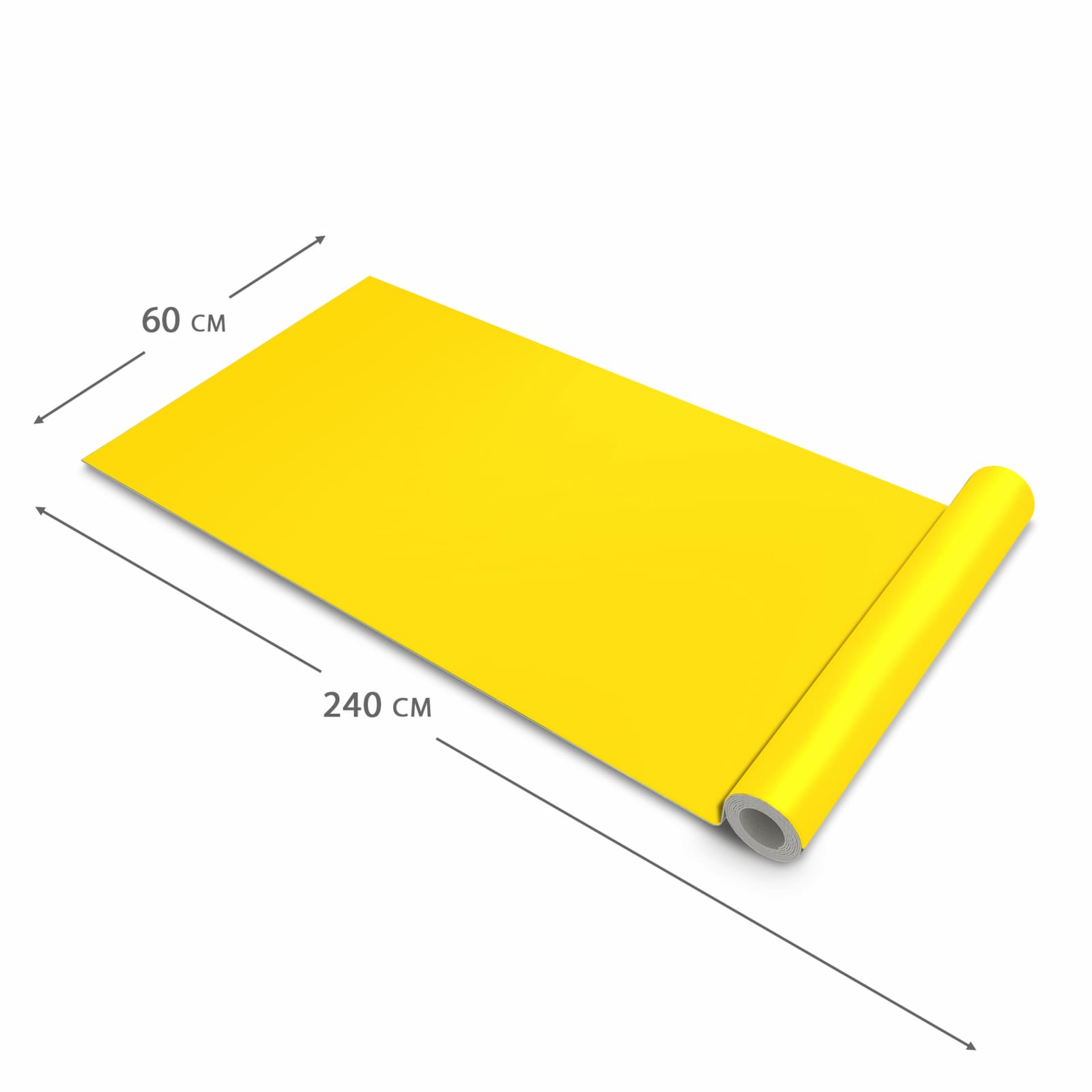 Komfortabler Küchenteppich mit Motiv Oranger Hintergrund III in der Grösse 60x180 cm