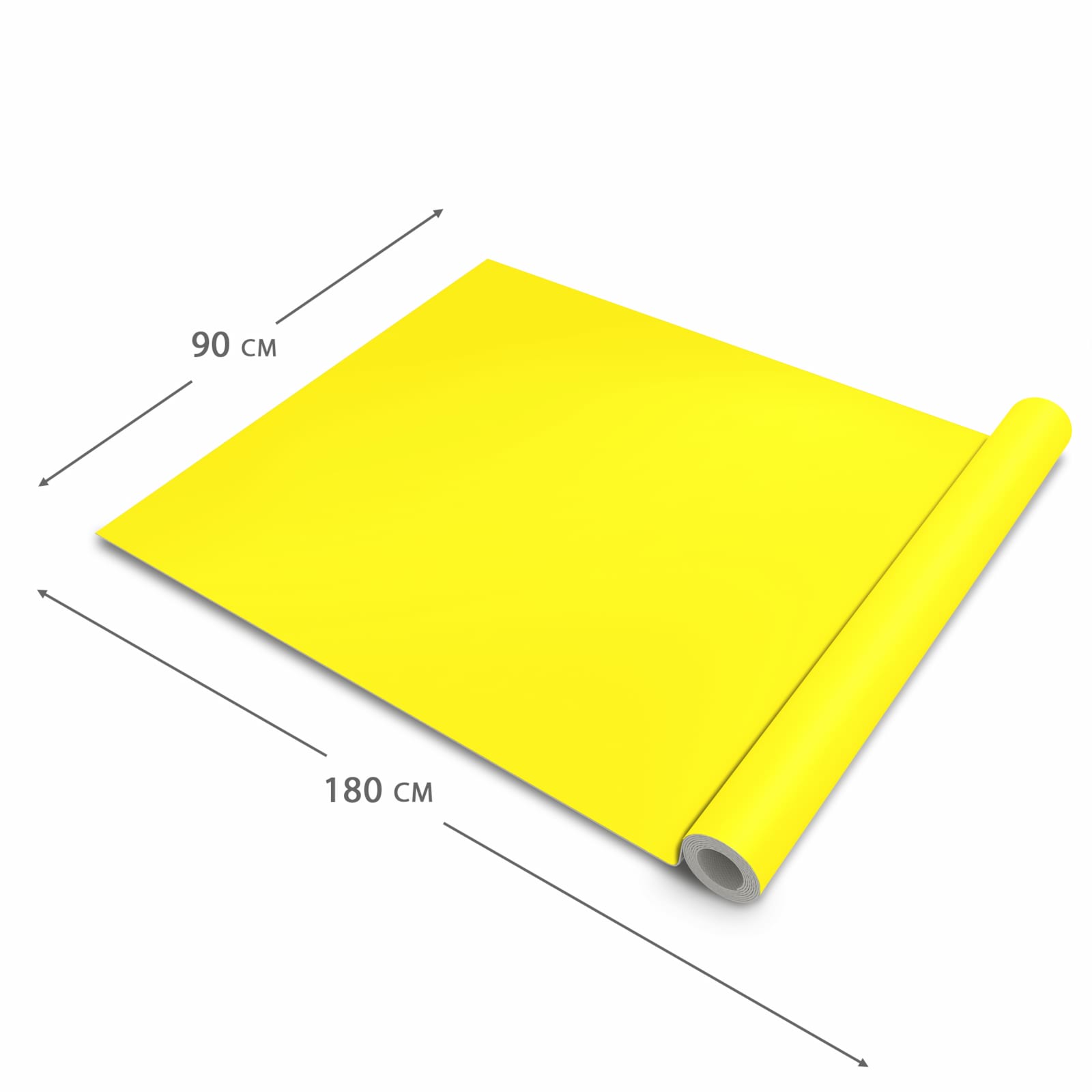 Küchenteppich mit Motiv Gelber Hintergrund I in der Grösse 60x180 cm für sicheres Aufbewahren