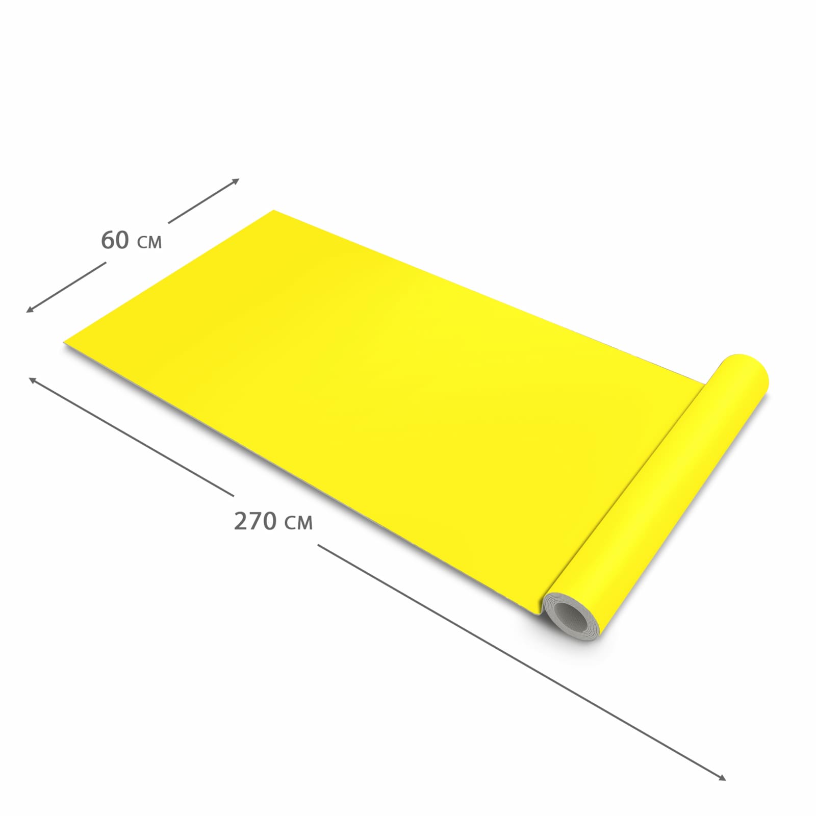 Rutschfester Küchenläufer nach Maß mit Motiv Gelber Hintergrund I in der Größe 60x180 cm
